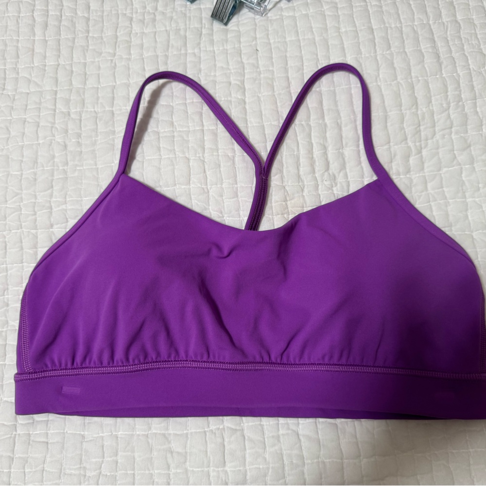 Lululemon flow Y bra in purple